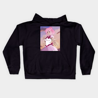 Magical Anime Girl of Love Kids Hoodie